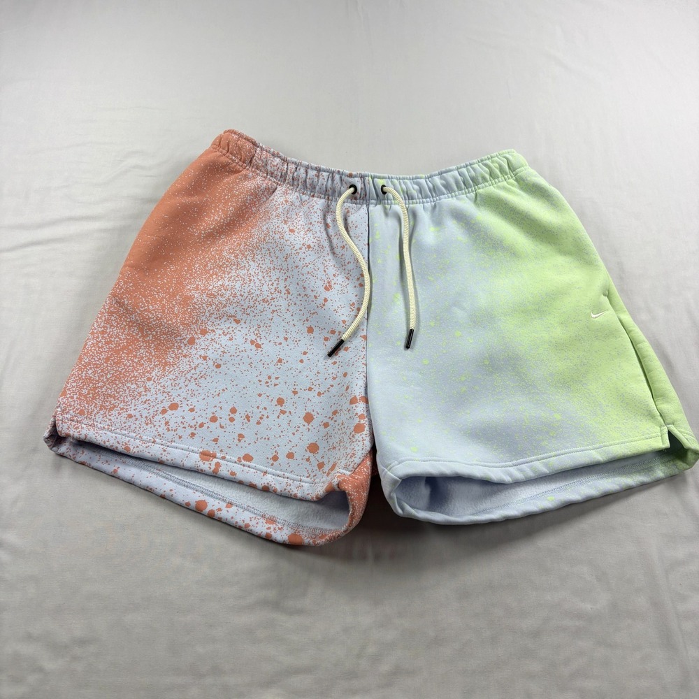 Nike Sweat Shorts Mens Large Standard Issue Therma Fit Fleece Lounge Paint Splat
